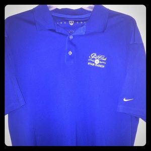 Nike Golf Blue Dry Fit Shirt
